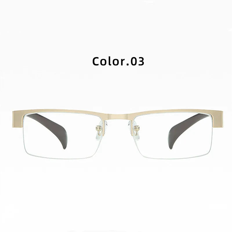 Blue Light Blocking Reading Glasses Men Business CR-39 Aspheric Glasses Transparent Eyeglasses Frame 1.0 1.5 2.0 2.5 3.0