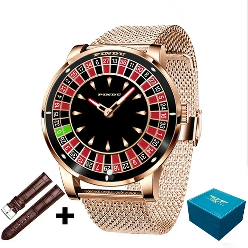 2024 New Mechanical Watch Men'S Watch To Brand Luxury Fashion Casual Business Mineral Highly Reinforced Mirror Waterroof Watch