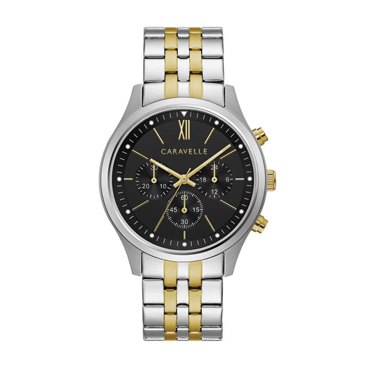 Men'S Chronograph Watch, Two-Tone Bracelet - 45A143